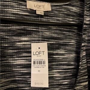 LOFT Monochrome Patterned Top